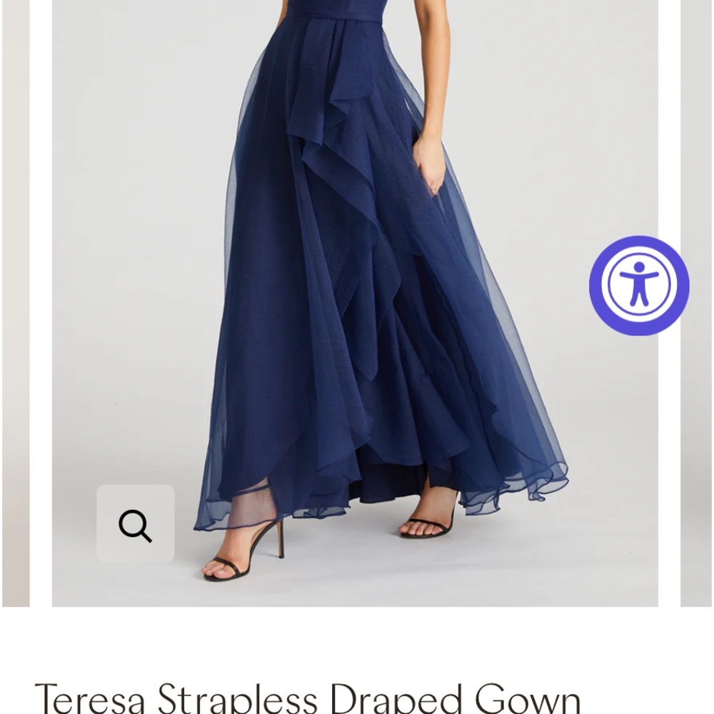 Theia gown bought at Saks Fifth Avenue. perfect size six.  Was not altered.